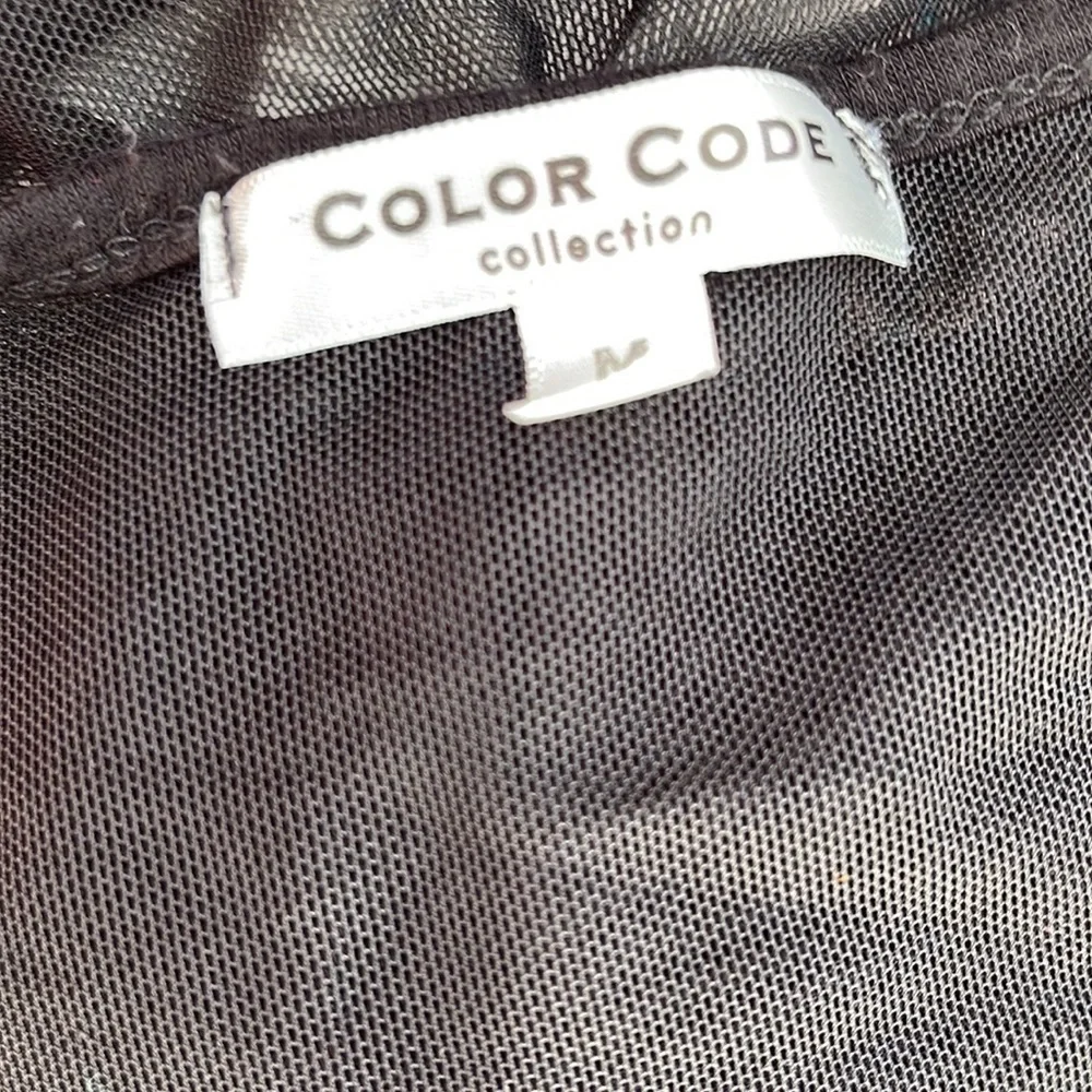 Color Code Sheer Top Size M - Picture 6 of 6